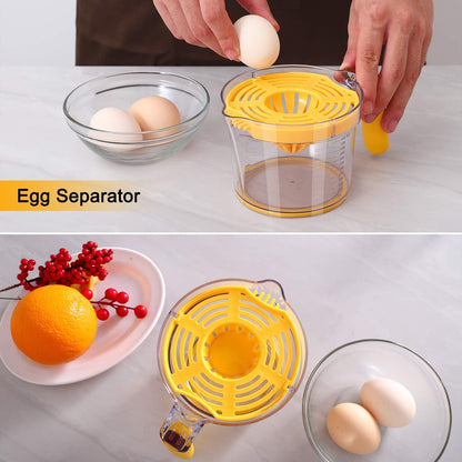 Citrus Lemon Orange Juicer Manual Hand Squeezer, Fruit Juicer Lime Press with Built-in Measuring Cup and V1259-DP01-A-2018