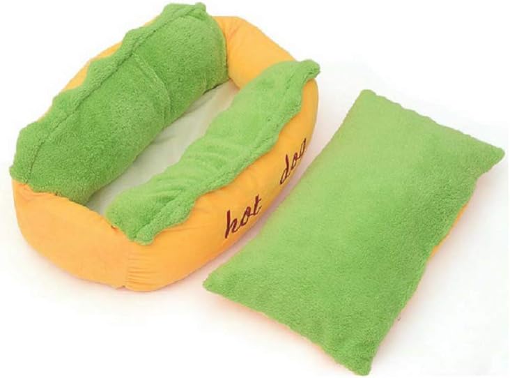 Hotdog Design Dog Bed - Soft, Removable & Washable Pet Mat for Small Dogs V1259-DP01-A-2025