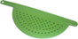 Plastic Kitchen Pot Strainer with Handle - Hand Held Flat Crescent Small Drainer - Handheld for Straining V1259-DP01-A-2030