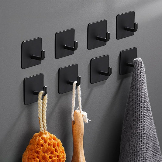 Adhesive Hooks for Hanging, Self-Adhesive Wall Hook for Key Hat Coat, No Drill Stick on Bathroom Towel Hooks, V1259-DP01-A-2046