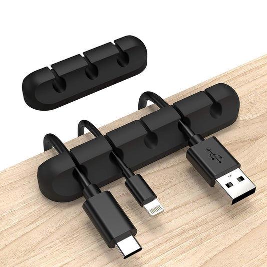 Adhesive Cable Clips, Cord Holder Cable Management, Cord Organizer USB Cable Power Wire/Cord, 2 Packs Cable V1259-DP01-A-2050