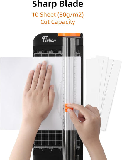 Paper Cutter Replacement Blade with Automatic Security Safeguard Design for A4 Black and White Paper Trimmer V1259-DP01-A-2058