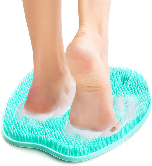 Foot Shower Massager Scrubber with Non Slip Suction Cups, Feet Exfoliation Cleaner Mat for Foot Massage Clean V1259-DP01-A-2078