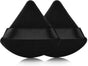 2 Pcs Triangle Powder Puff for Face Powder, Soft Plush Setting Powder Puff, Velour Cosmetic Foundation V1259-DP01-A-2084