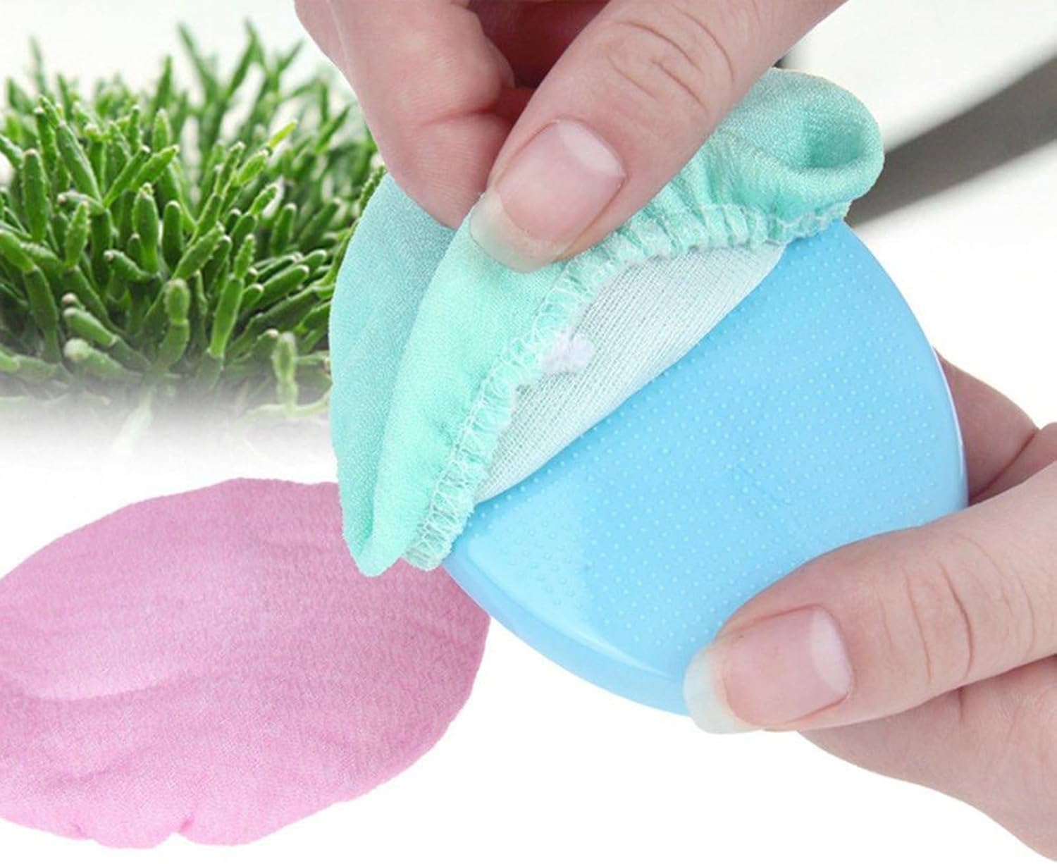 2 Pack 15 Inch Easy Lotion Applicator, Back Rubs Massager Bath Brush, Extra Long Handle, Easily Self Apply V1259-DP01-A-2087