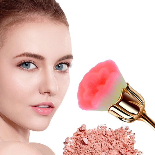 2 Pieces Rose Makeup Brushes Blush Brush Super Large Face Powder Makeup Brushes kabuki brushes for Powder V1259-DP01-A-2106