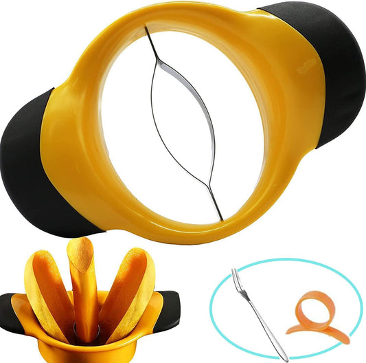 Sturdy Mango Slicer, Pit Remover Tool, Mango Splitter, Fruit Slicer Cutter Pitter, Mango Divider with V1259-DP01-A-2108