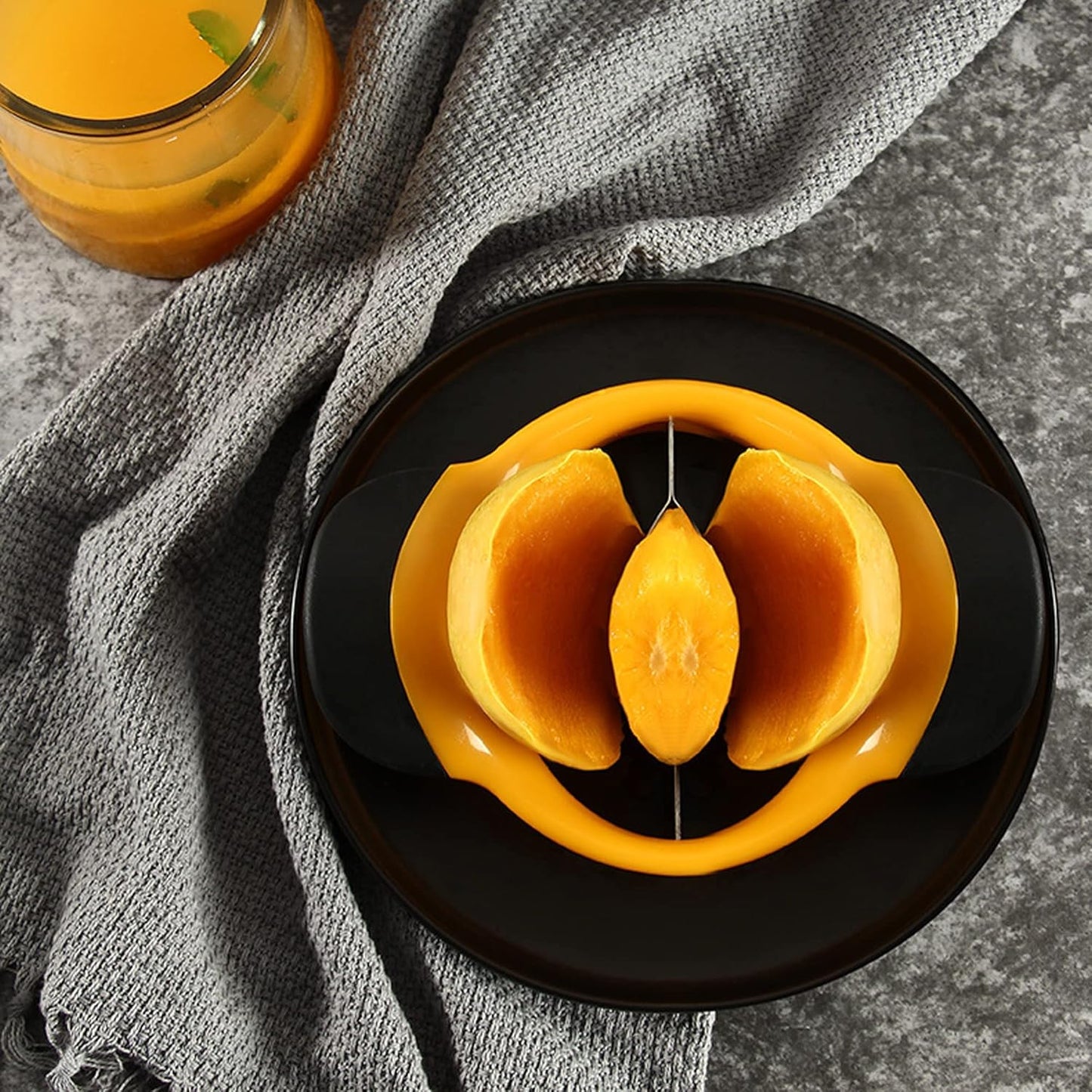 Sturdy Mango Slicer, Pit Remover Tool, Mango Splitter, Fruit Slicer Cutter Pitter, Mango Divider with V1259-DP01-A-2108