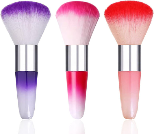 1Pc Pink Unicorn Nail Art Dust Remover Powder Brush Acrylic UV Gel Nail Cleaning Brush Blush Brushes Makeup V1259-DP01-A-2112