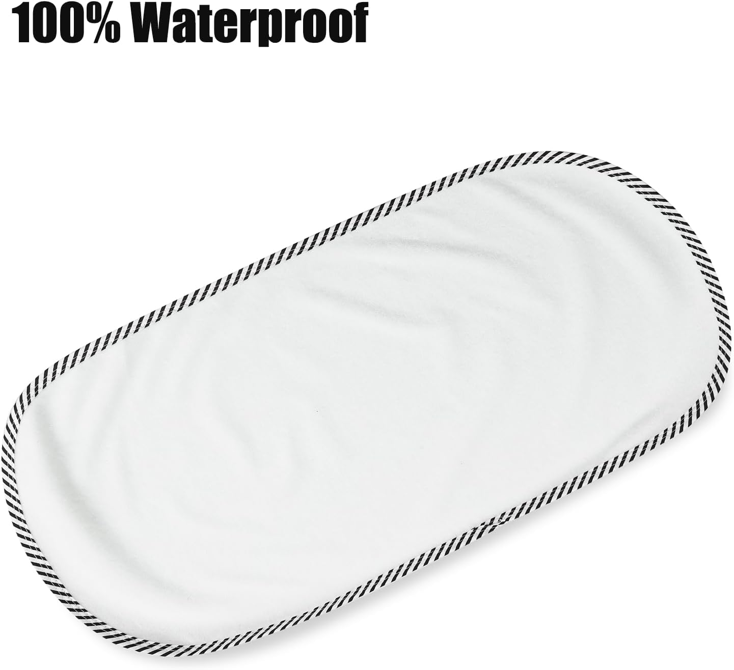 4 Pack Waterproof Changing Pad Liners, Baby Diaper Changing Underpads Liner Soft Changing Table Cover -60 x V1259-DP01-A-2122
