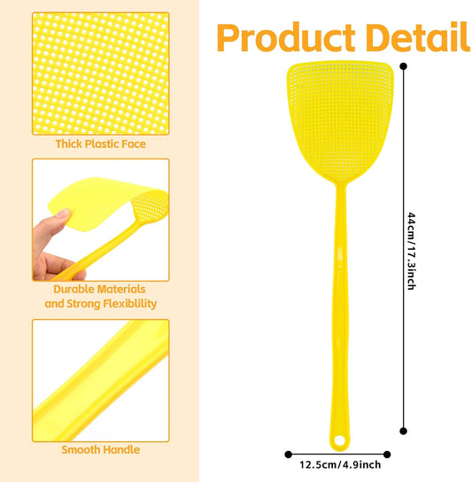 Plastic Fly Swatter, 10 Pack Multi-Color Strong Fly Killer, Manual Pest Control Fly Catcher for Indoor V1259-DP01-A-2159