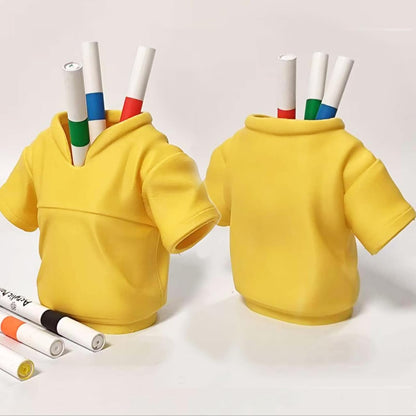 T-shirt Pen Holder Organizer - 3D Printed Desktop Storage for Pens, Pencils & Makeup Brushes, Creative Office V1259-DP01-A-2191