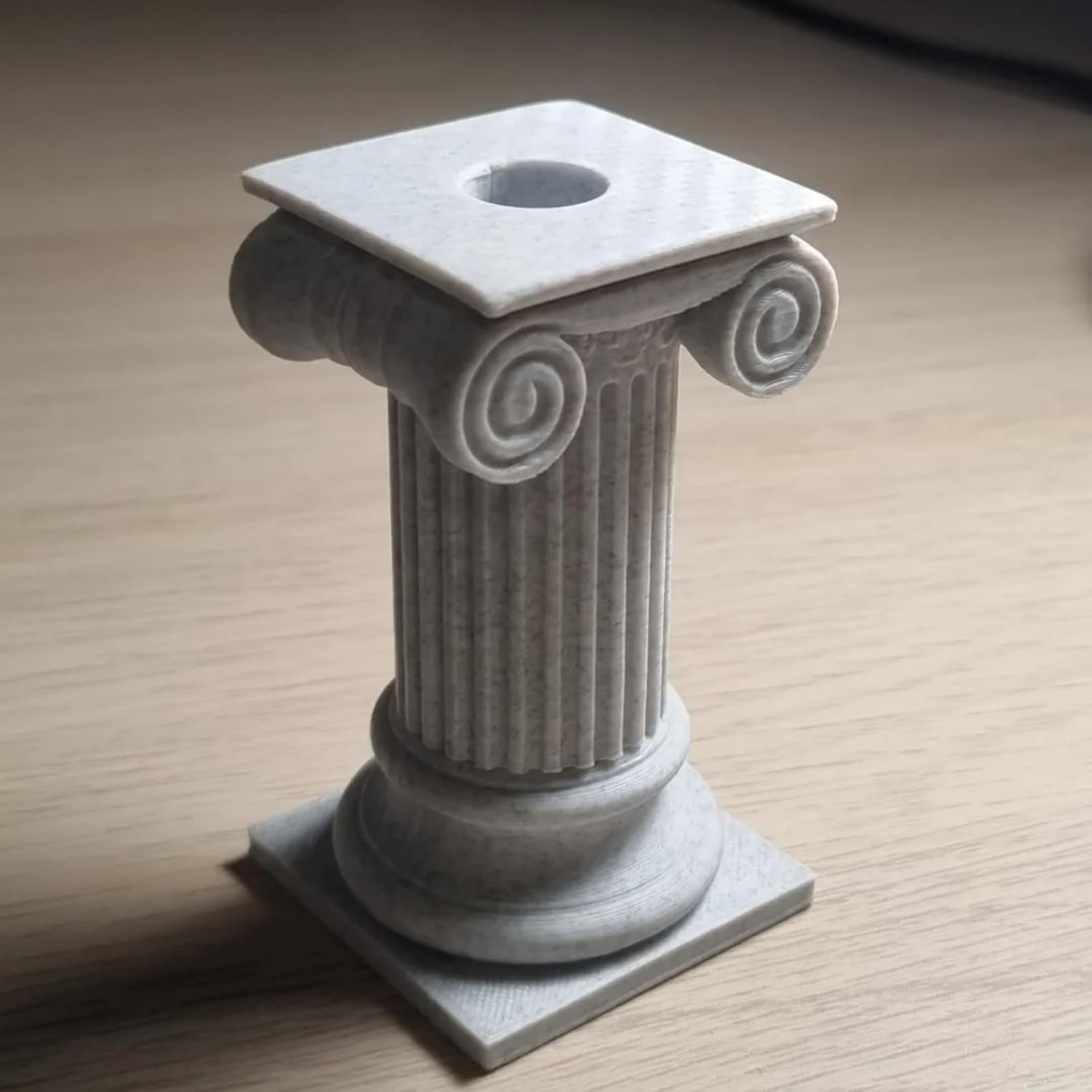 Elegant 3D Printed Column Pen Holder, Pencil Holder Desk Organizers, Office Supplies Decorations Idea Gift V1259-DP01-A-2200