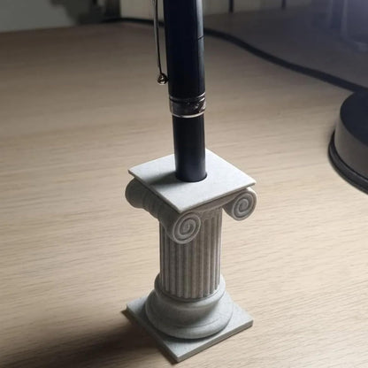 Elegant 3D Printed Column Pen Holder, Pencil Holder Desk Organizers, Office Supplies Decorations Idea Gift V1259-DP01-A-2200