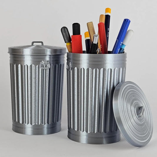 Creative Trash Can Pen Holder for Desk, Pencil Holder Desk Organizers, Office Supplies Decorations Idea Gift V1259-DP01-A-2201