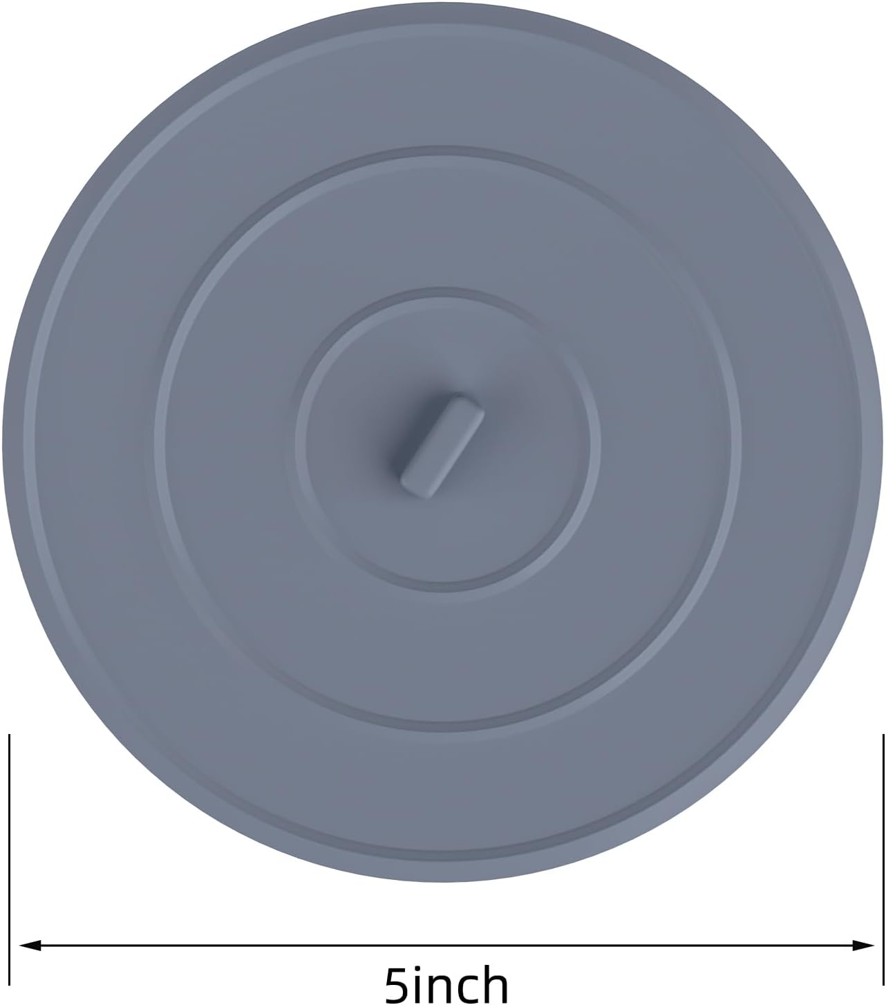 2 Pack Bath Tub Stopper, Flat Suction Sink Stopper Rubber Silicone Shower Drain Bath Plug Stopper for V1259-DP01-A-2253