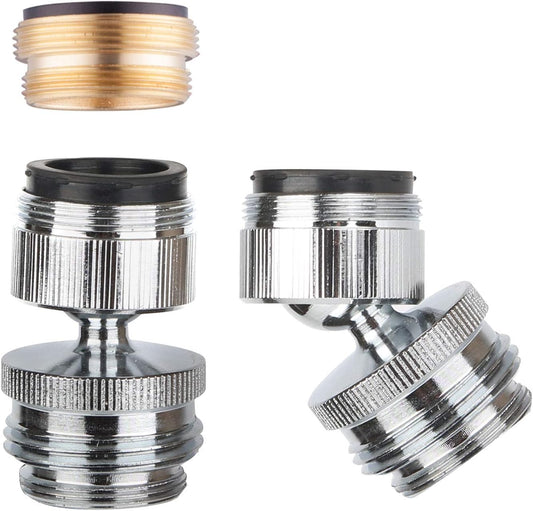 Faucet Adapter Kit, Swivel Aerator Adapter to Connect Garden Hose - Multi-Thread Kitchen Sink Faucet to V1259-DP01-A-2260