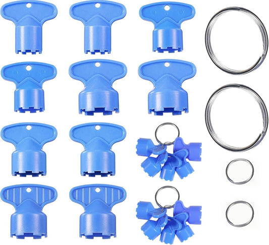 20 Pieces Faucet Aerator Key, Aerator Wrench Faucet Aerator Key with a Ring for Easy Storage Removal Wrench V1259-DP01-A-2264