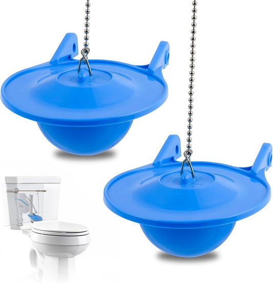 2 pcs Toilet Flapper Replacement, Compatible with Lowes AquaSouce Original 3" Flapper Replacement for 1.28 V1259-DP01-A-2265
