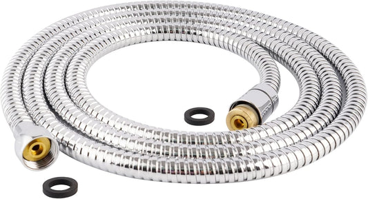 All Metal Shower Hose 90 inch (7.5 ft) Bathroom Handheld Shower Head Hose 2.3 Meters Extension Replacement V1259-DP01-A-2266