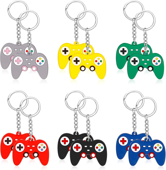 12 Pieces Game Controller Keychain for Loot Bag Video Gaming Keychain Pendant Charms for Party Favors Goodie V1259-DP01-A-2305