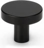 20 Pack Black Cabinet Knobs Round Dresser Knobs Matte Black Solid Kitchen Cabinet Knobs Aluminum Alloy V1259-DP01-A-2348