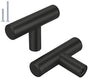 (50 Pack) Cabinet Knob Black Stainless Steel Drawer Knobs - HD201BK Matte Black Kitchen Cabinet Hardware V1259-DP01-A-2355