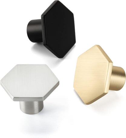 5 Pack Cabinet Knobs Gold Kitchen Drawer Knobs - LS6275GD Gold Cupboard Knobs Kitchen Cabinet Hardware Gold V1259-DP01-A-2358