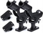 Adjustable Rotatable Plastic Fishing Rod 3 Mount Rack Holder Bracket Boat Canoeing Rowing Mount Kit Kayak V1259-DP01-A-2361
