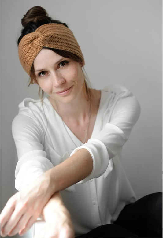 Knit Crochet Headband for Women Ear Warmer Soft Turban Stretch Headbands Warmer Winter Running Fashion Head V1259-DP01-A-2368