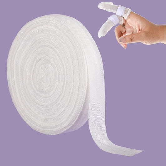 Finger Tubular Bandage, Net Wound Dressing Stretch Tubing Gauze Dressing Retainer Breathable Thumb Toe Covers V1259-DP01-A-2437