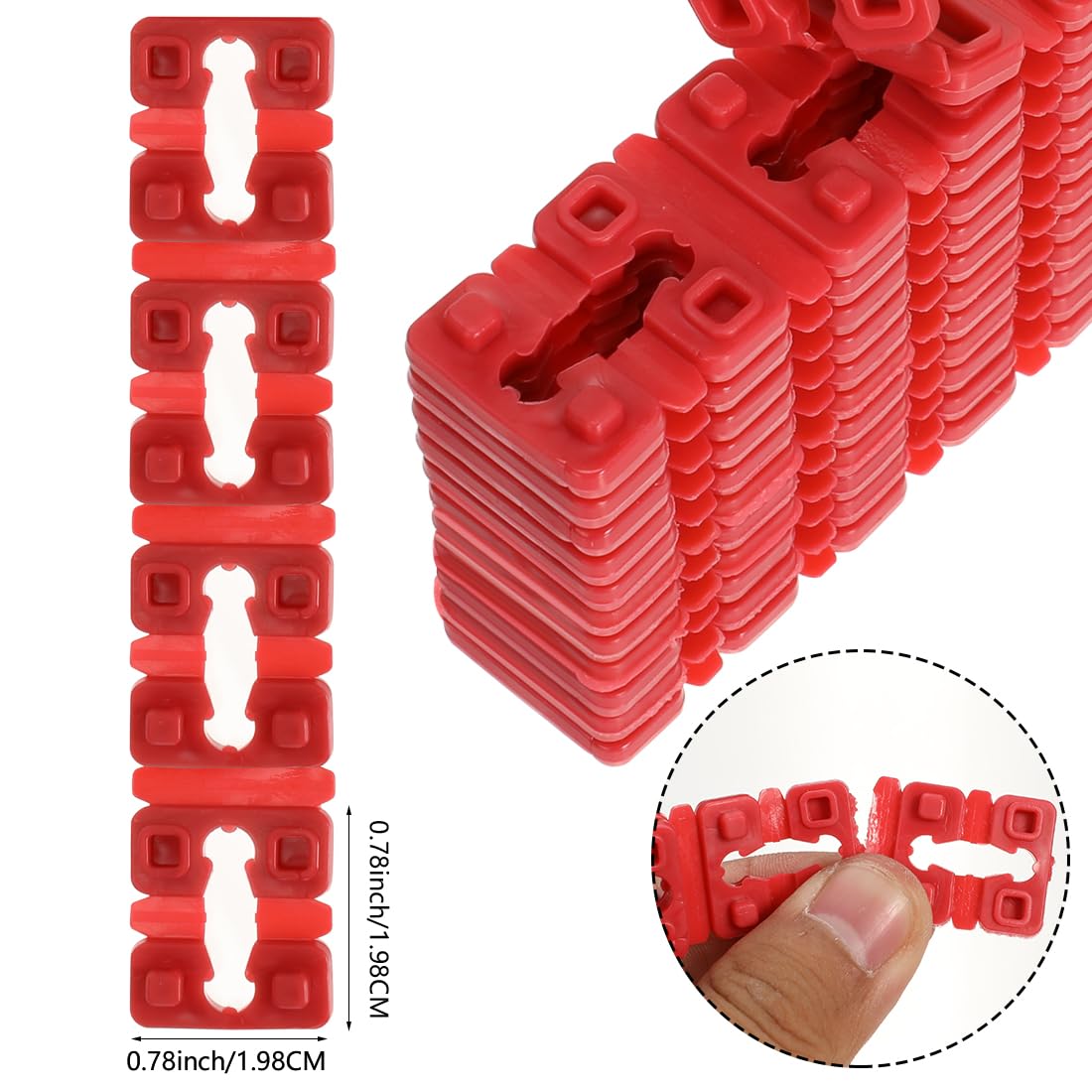 Outlet Spacers Switch and Receptacle Spacer 48 PCS Socket Spacers Plastic Shims for Electrical Box Extender V1259-DP01-A-2438