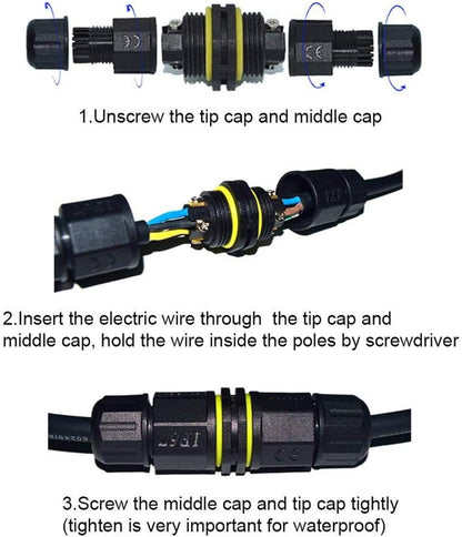FX Junction Box Outdoor Waterproof IP68 Electrical Cable Connector 2 Way M20 Plug Wire Range 5 to 12mm V1259-DP01-A-2442