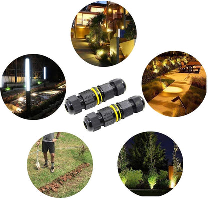 FX Junction Box Outdoor Waterproof IP68 Electrical Cable Connector 2 Way M20 Plug Wire Range 5 to 12mm V1259-DP01-A-2442