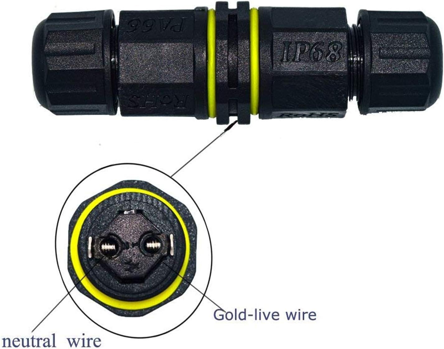 FX Junction Box Outdoor Waterproof IP68 Electrical Cable Connector 2 Way M20 Plug Wire Range 5 to 12mm V1259-DP01-A-2442