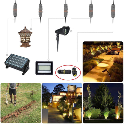 FX Junction Box Outdoor Waterproof IP68 Electrical Cable Connector 2 Way M20 Plug Wire Range 5 to 12mm V1259-DP01-A-2442