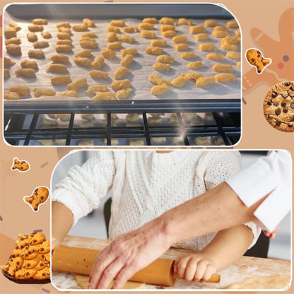 Gold Fish Cracker Cutter - 25 Cavity Fish Shaped Cookie Cutter - Stainless Steel - Silver - 1 Piece V1259-DP01-A-2443
