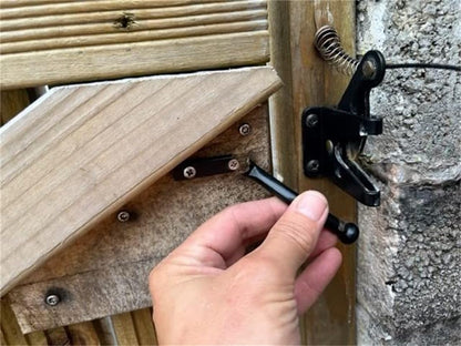 Gate Latch Self Locking Fence Gate Latch Automatic Gate Latch Door Latches with Pull Cable for Wooden Fence V1259-DP01-A-2444