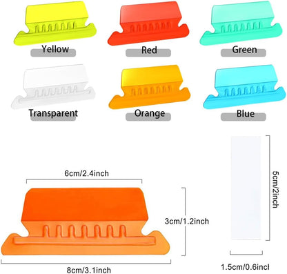 File Folder Tabs Hanging File Folder Labels 60 Sets Plastic File Tabs with Inserts for Hanging Files V1259-DP01-A-2446