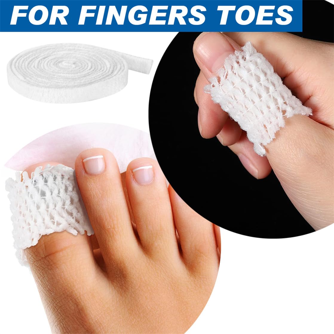 Elastic Tubular Bandage Stretch Net Dressing Retainer Elastic Gauze Bandage Tubular Wound Dressing, 23FT Long V1259-DP01-A-2447