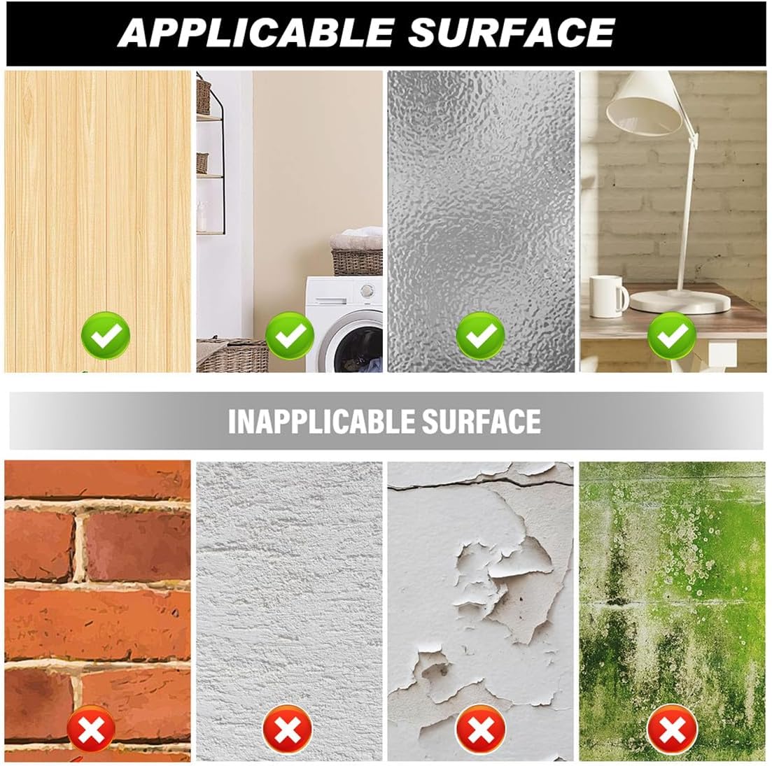Magnetic Bulletin Board 6PCS Frameless Iron Board Strips Memo Board Bar Adhesive Backing Stainless Whiteboard V1259-DP01-A-2454