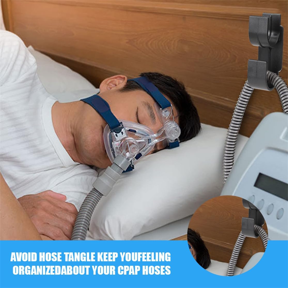 CPAP Hose Holder CPAP Mask Hanger Hook 2PCS CPAP Tubing Hanger Hose Organizer for Breathing Machine V1259-DP01-A-2461