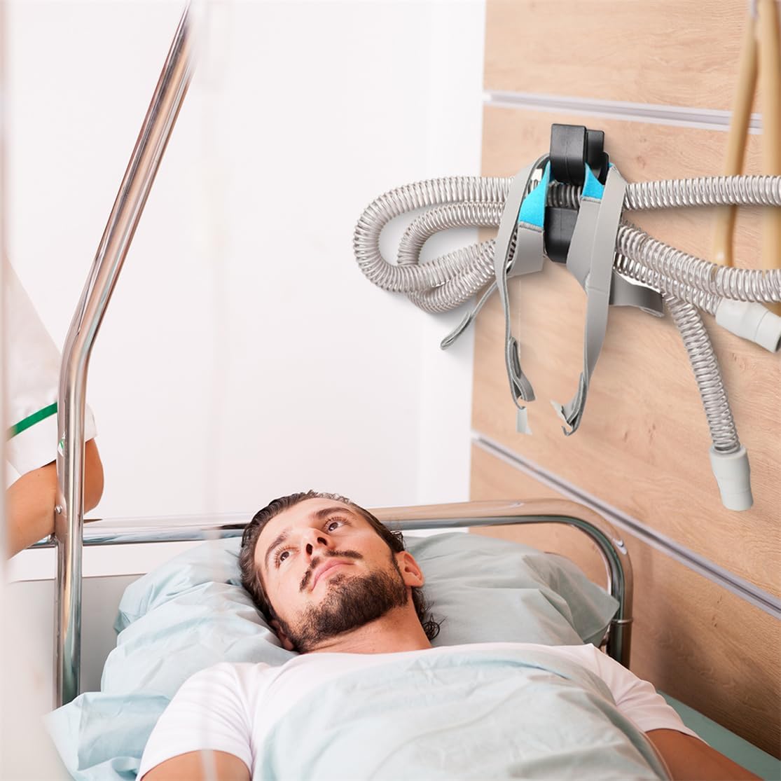 CPAP Hose Holder CPAP Mask Hanger Hook 2PCS CPAP Tubing Hanger Hose Organizer for Breathing Machine V1259-DP01-A-2461