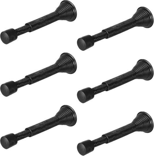 Spring Door Stop Door Stopper for Wall 6 Pack Flexible Door Stops with Rubber Bumper for Bottom of Door V1259-DP01-A-2470