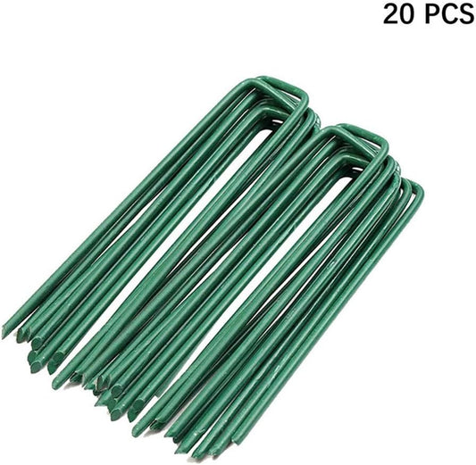 IME Garden Staples U Shaped Ground Anchors Stakes Pegs Pins Spikes for Securing Lawn Farm Sod Barrier V1259-DP01-A-2471