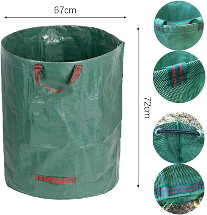Reusable Gardening Lawn Leaf Bag, 272L, Green, 1 Count V1259-DP01-A-2474