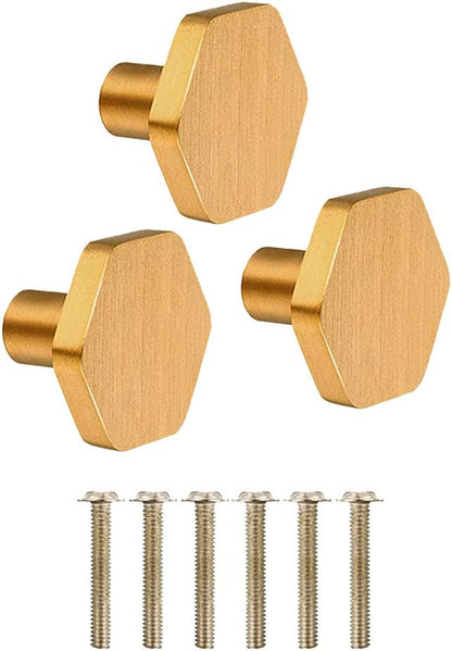 IME Drawer Knobs, Brass Cabinet Door Knobs Furniture Cupboard Pull Handle Wardrobe Dressers Knobs Hardware V1259-DP01-A-2480