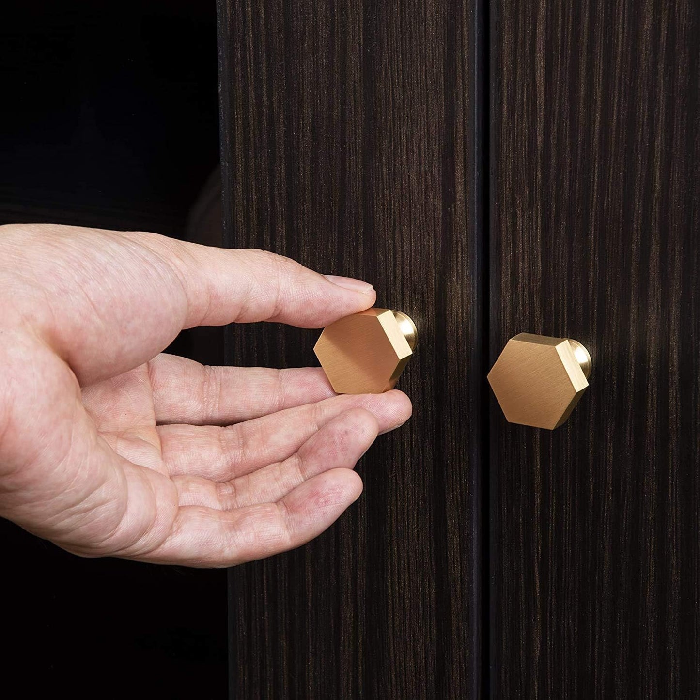 IME Drawer Knobs, Brass Cabinet Door Knobs Furniture Cupboard Pull Handle Wardrobe Dressers Knobs Hardware V1259-DP01-A-2480