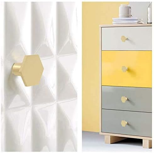IME Drawer Knobs, Brass Cabinet Door Knobs Furniture Cupboard Pull Handle Wardrobe Dressers Knobs Hardware V1259-DP01-A-2480