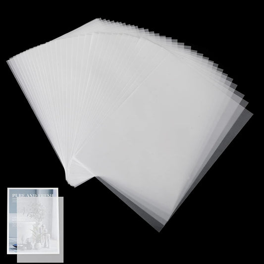 Translucent Sulfuric Paper A4 Tracing Paper 50 Sheets Copy Transfer Sulfuric Acid Paper for Animation V1259-DP01-A-2483